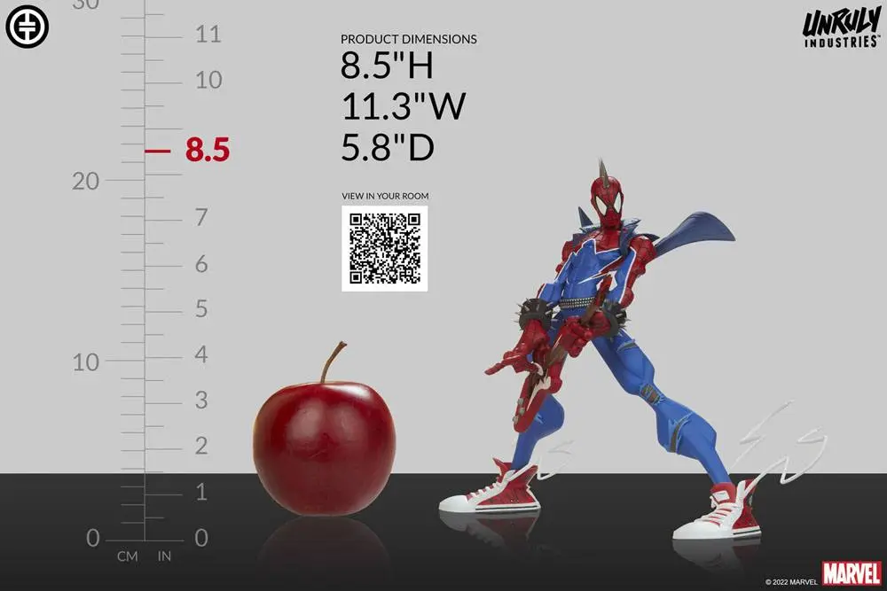 Marvel Designer Series Vinyl Statue Spider-Punk by Tracy Tubera 22 cm Produktfoto