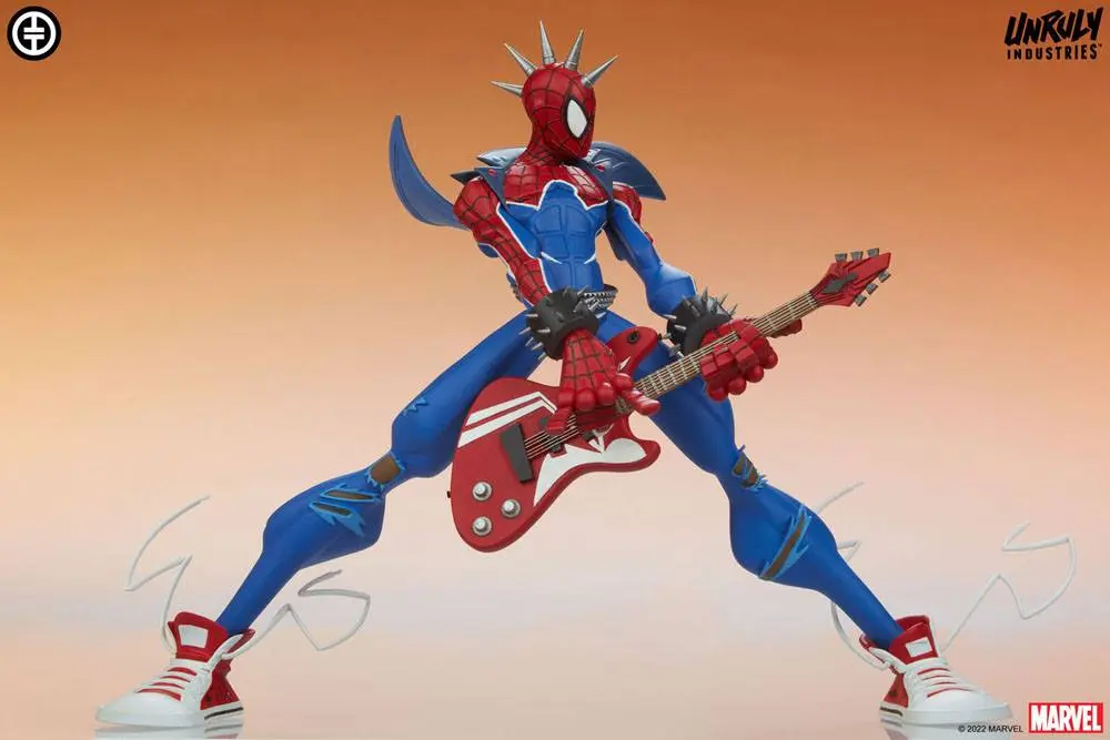Marvel Designer Series Vinyl Statue Spider-Punk by Tracy Tubera 22 cm Produktfoto