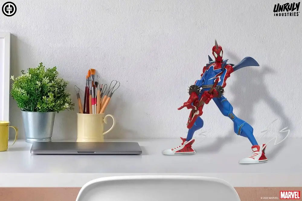 Marvel Designer Series Vinyl Statue Spider-Punk by Tracy Tubera 22 cm Produktfoto
