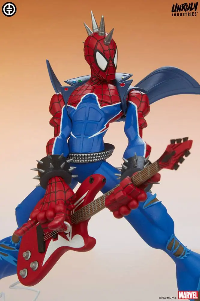 Marvel Designer Series Vinyl Statue Spider-Punk by Tracy Tubera 22 cm Produktfoto