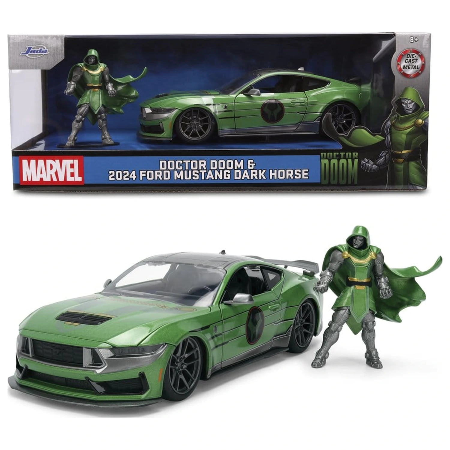 Marvel Druckguss Modell 1:24 Avengers Doctor Doom 2024 Ford Produktfoto