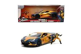 Marvel Diecast Modell 1/24 Chevy Corvette X-Men Wolverine Produktfoto