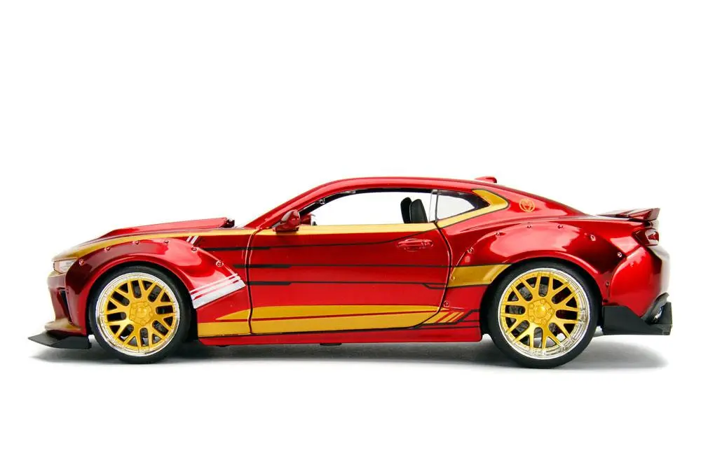 Marvel Diecast Modell 1/24 Iron Man & 2016 Chevrolet Camaro Produktfoto
