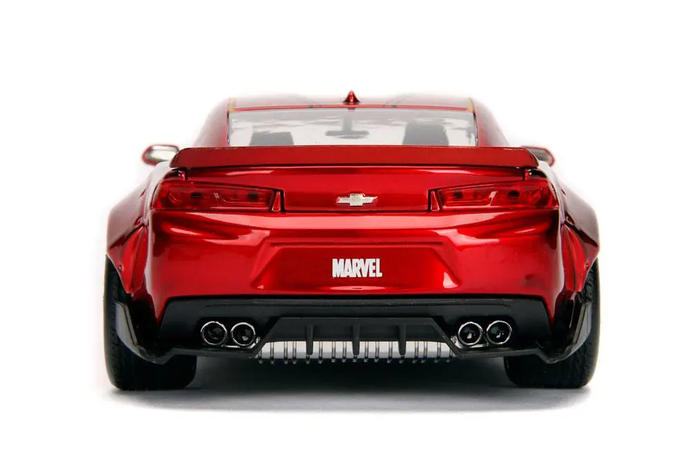 Marvel Diecast Modell 1/24 Iron Man & 2016 Chevrolet Camaro Produktfoto