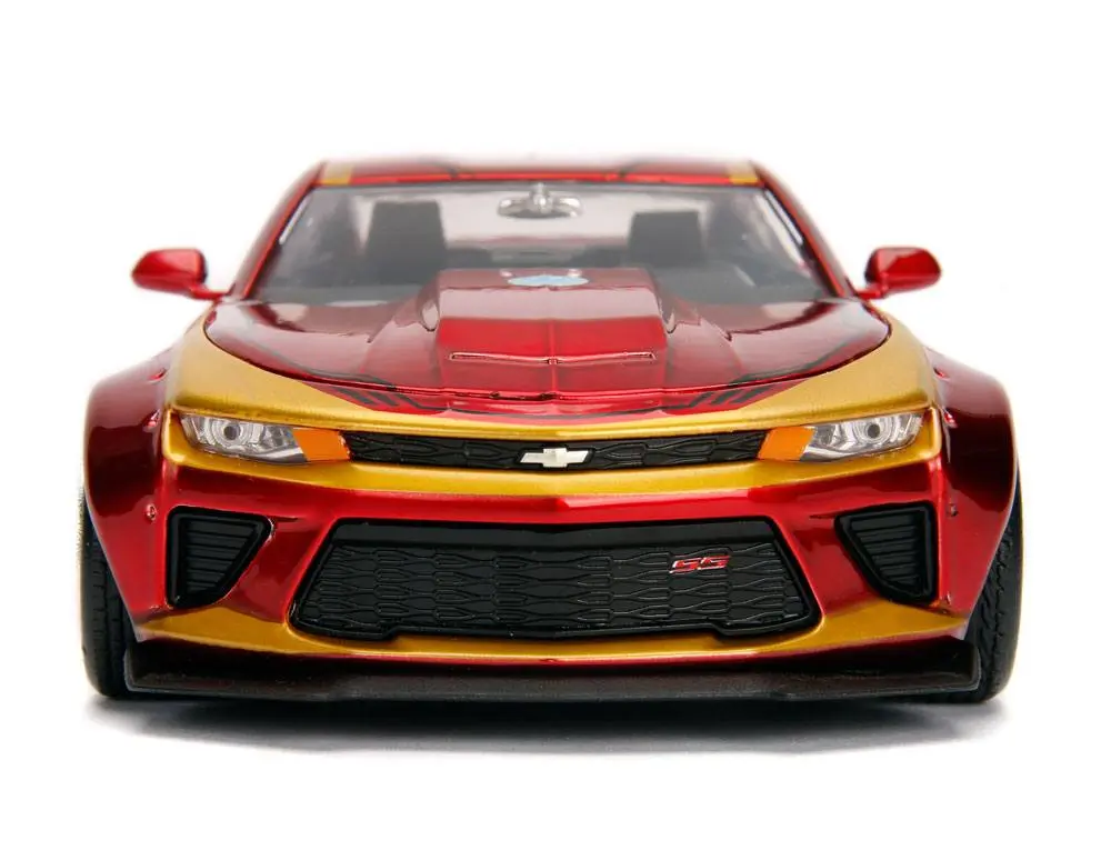 Marvel Diecast Modell 1/24 Iron Man & 2016 Chevrolet Camaro Produktfoto