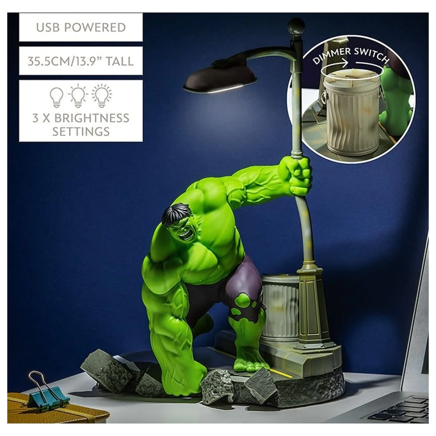 Marvel Diorama Licht Hulk Produktfoto