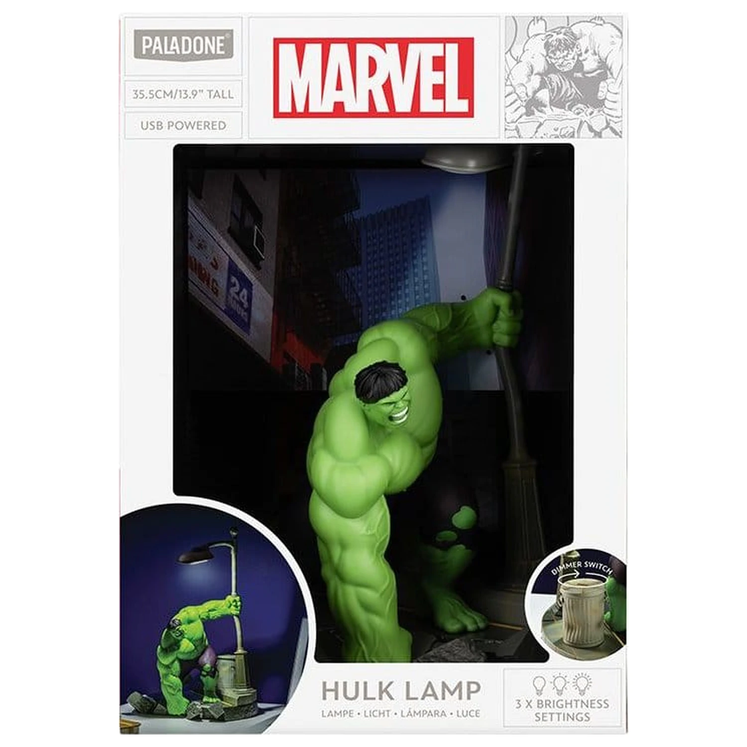 Marvel Diorama Licht Hulk Produktfoto