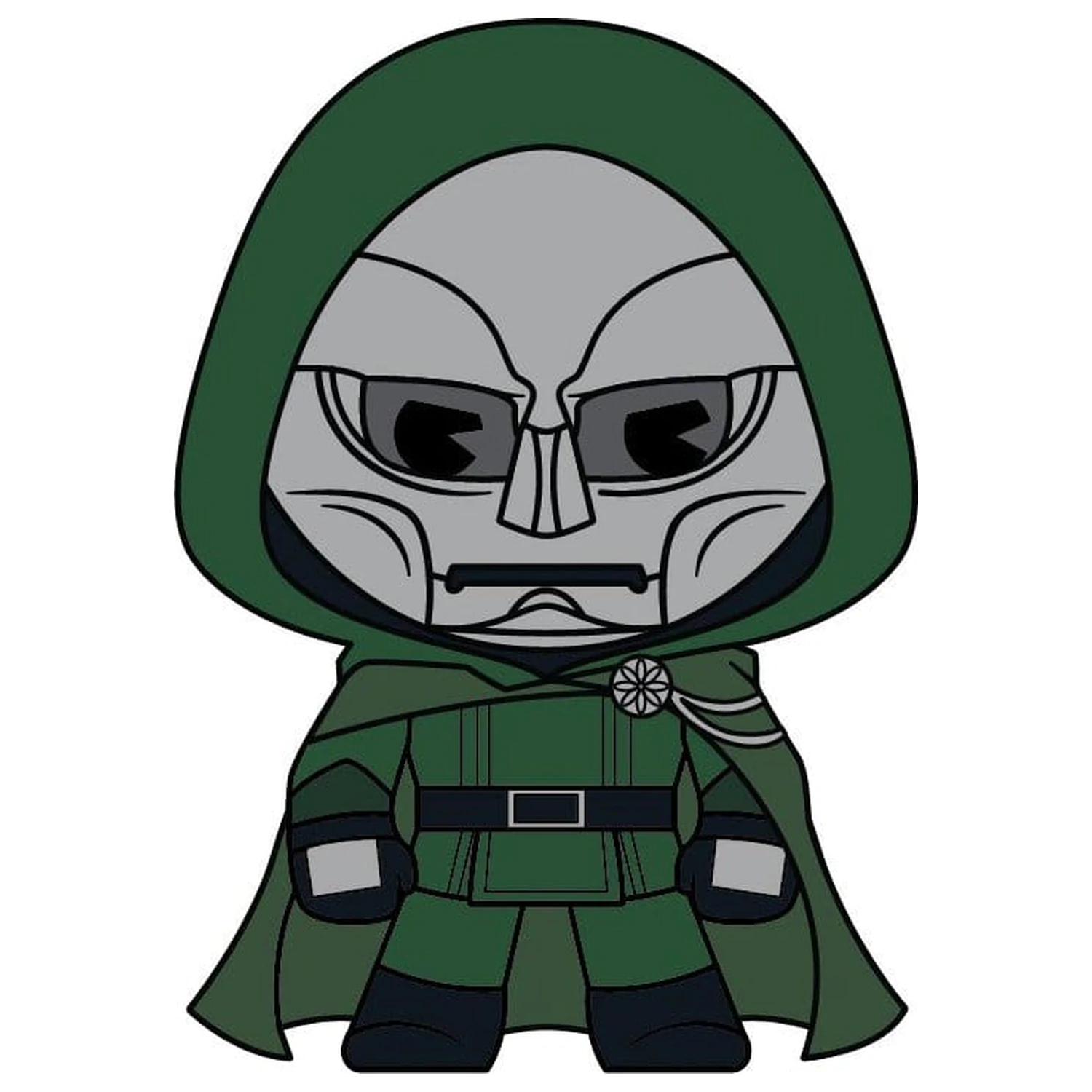 Marvel 3D Schaumstoffmagnet Dr. Doom Produktfoto