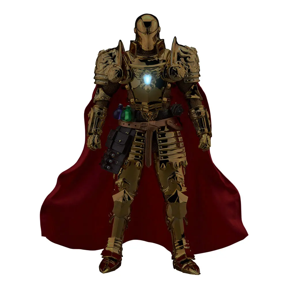 Marvel Dynamic 8ction Heroes Actionfigur 1/9 Medieval Knight Iron Man Gold Version 20 cm termékfotó