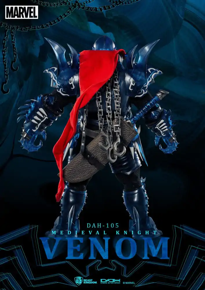 Marvel Dynamic 8ction Heroes Actionfigur 1/9 Medieval Knight Venom 23 cm termékfotó