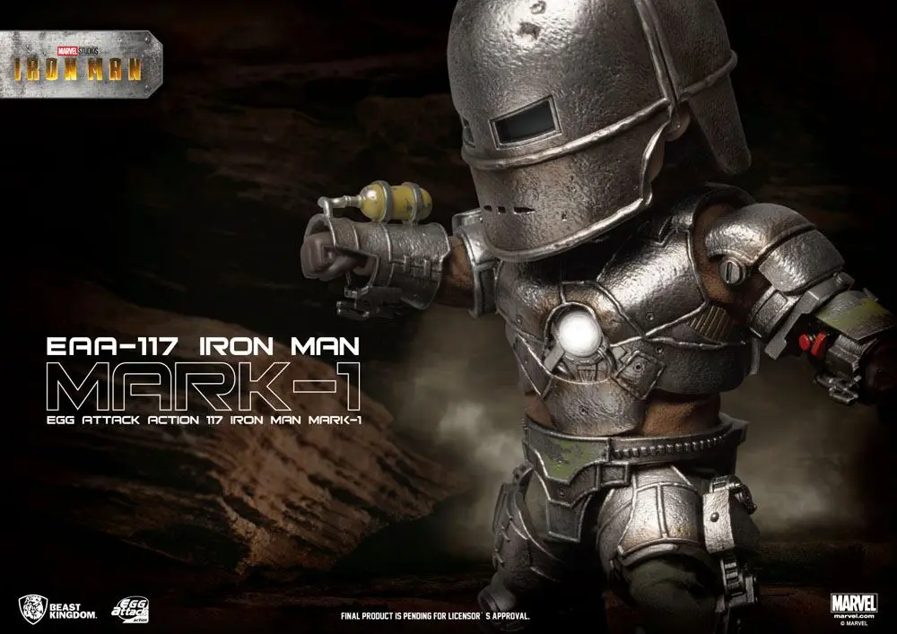 Marvel Egg Attack Actionfigur Iron Man Mark I 16 cm Produktfoto