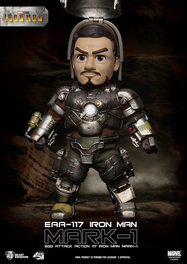 Marvel Egg Attack Actionfigur Iron Man Mark I 16 cm Produktfoto