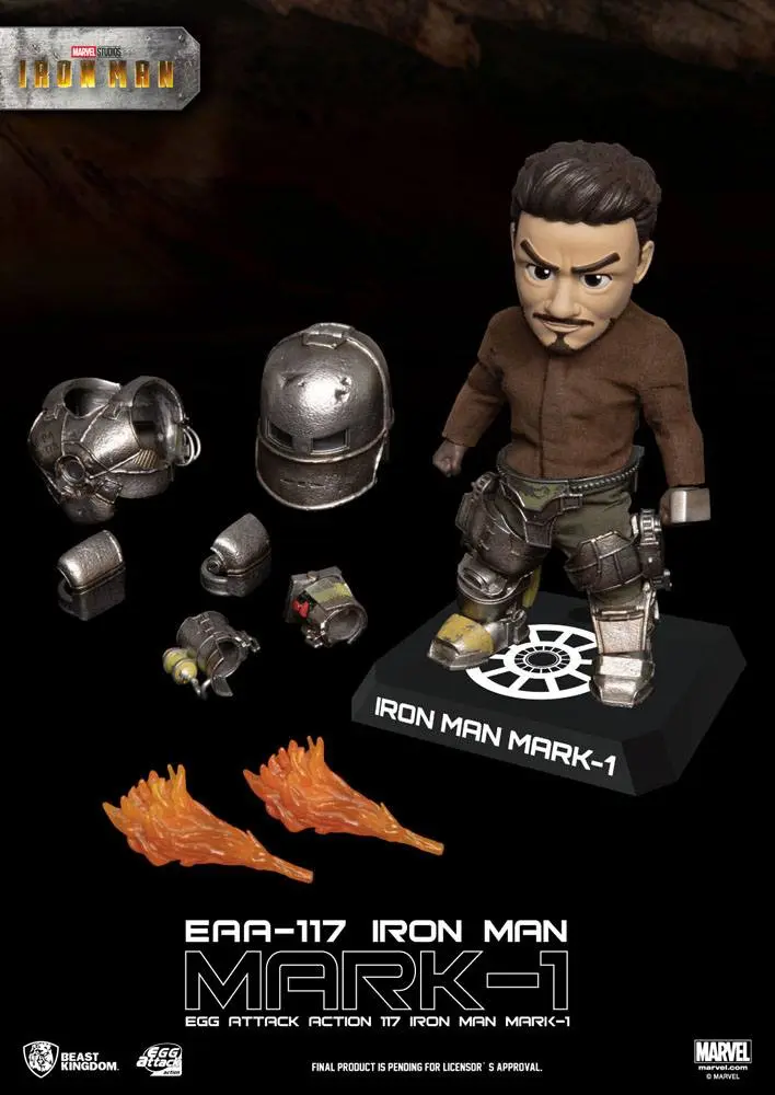 Marvel Egg Attack Actionfigur Iron Man Mark I 16 cm Produktfoto
