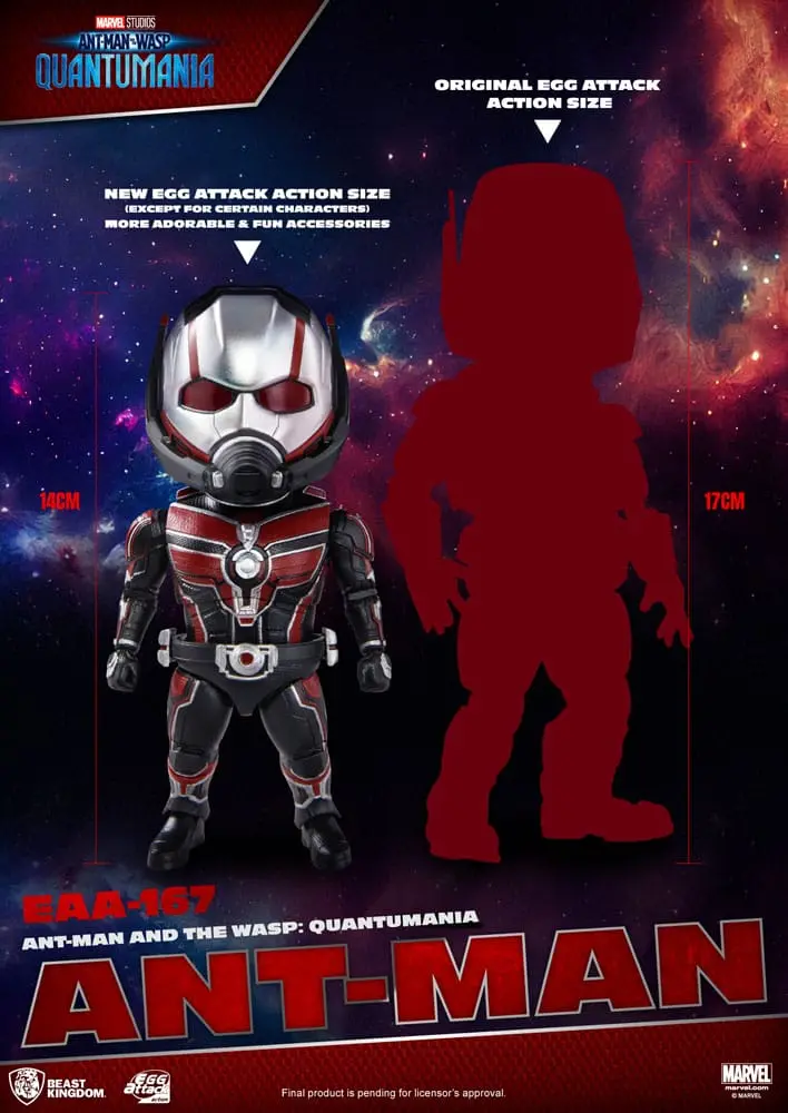 Marvel Egg Attack Figur Ant-Man and the Wasp: Quantumania Ant-Man 12 cm Produktfoto