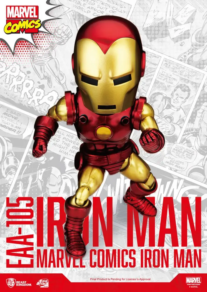 Marvel Egg Attack Actionfigur Iron Man Classic Version 16 cm Produktfoto