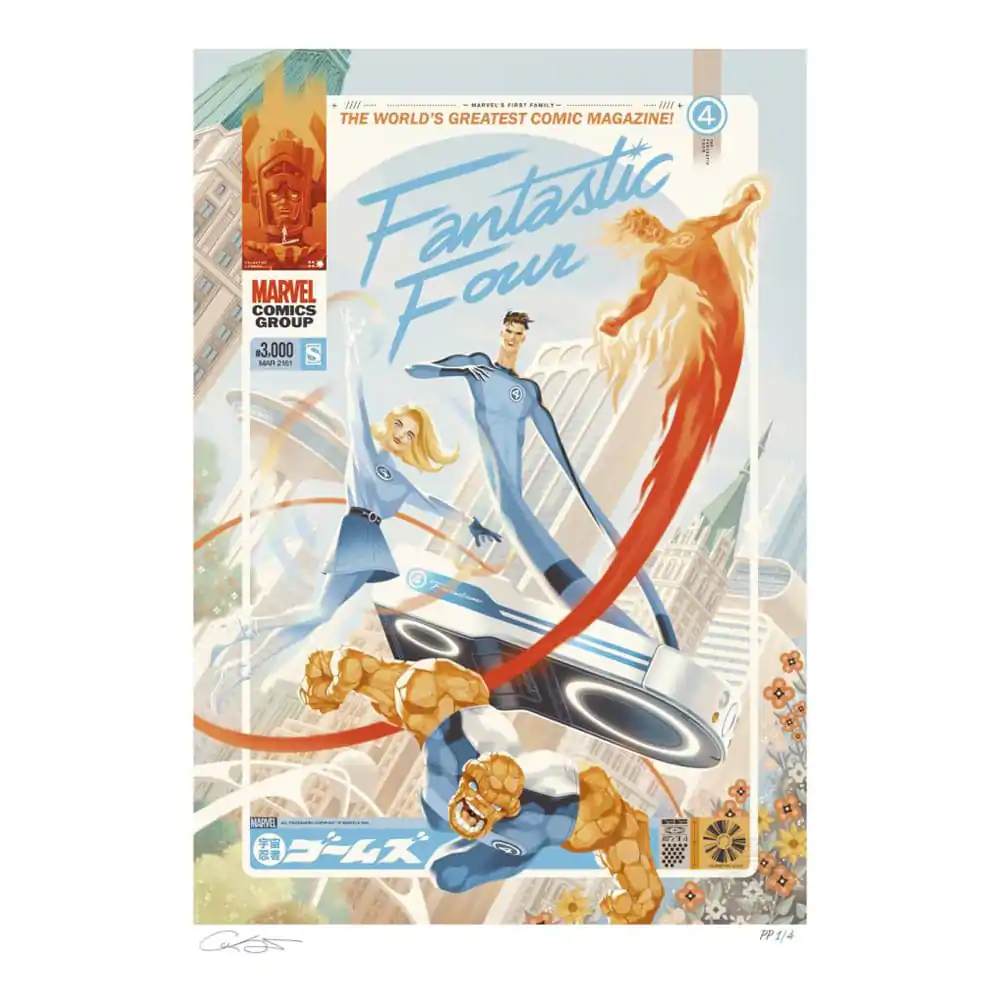 Marvel Fantastic Four #48 Kunstdruck Marvel's First Family: The Fantastic Four! 61 x 41 cm - ungerahmt Produktfoto