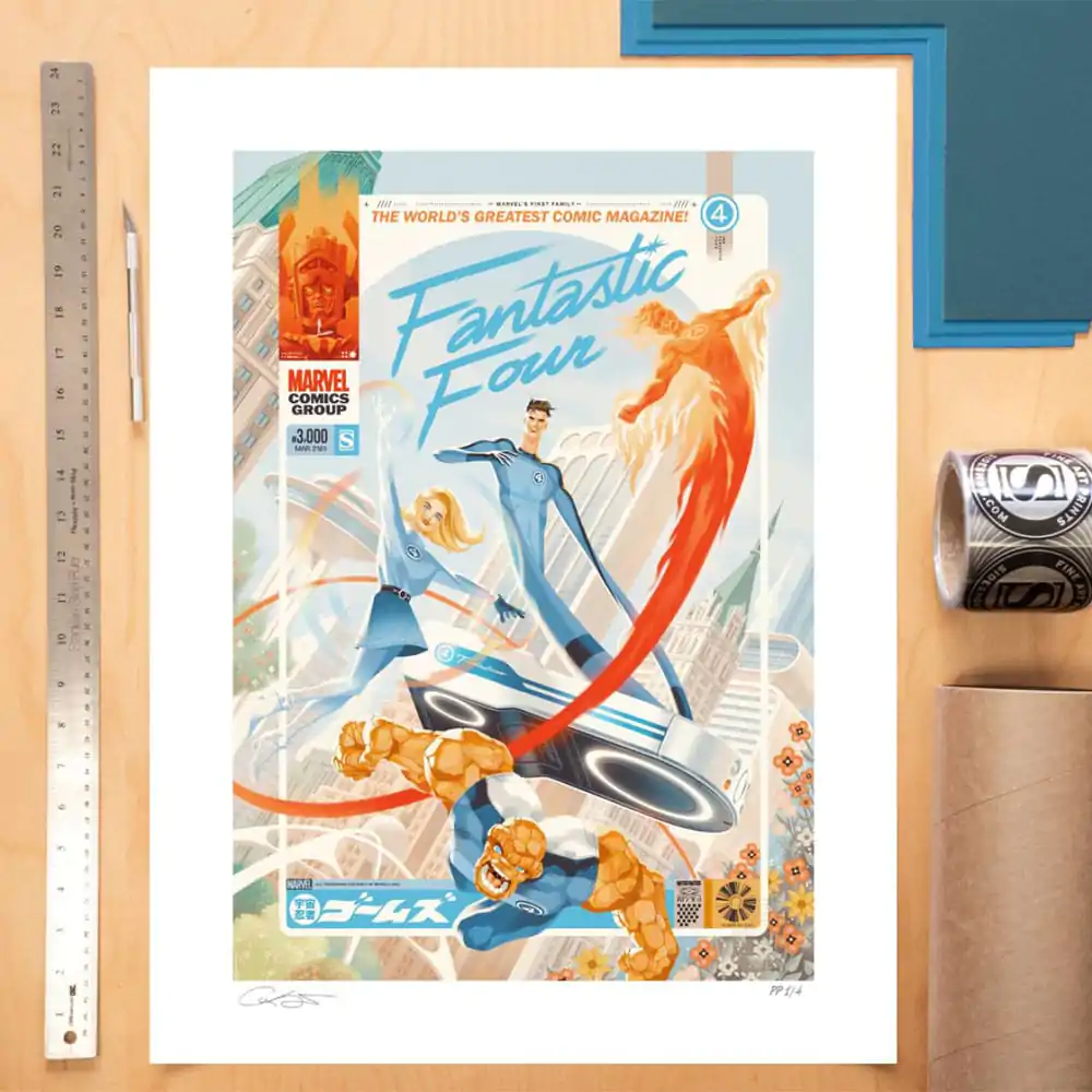 Marvel Fantastic Four #48 Kunstdruck Marvel's First Family: The Fantastic Four! 61 x 41 cm - ungerahmt Produktfoto