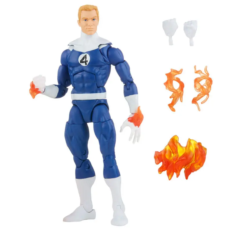Marvel Fantastic Four Human Torch 2 Vintage Figur 15cm Produktfoto