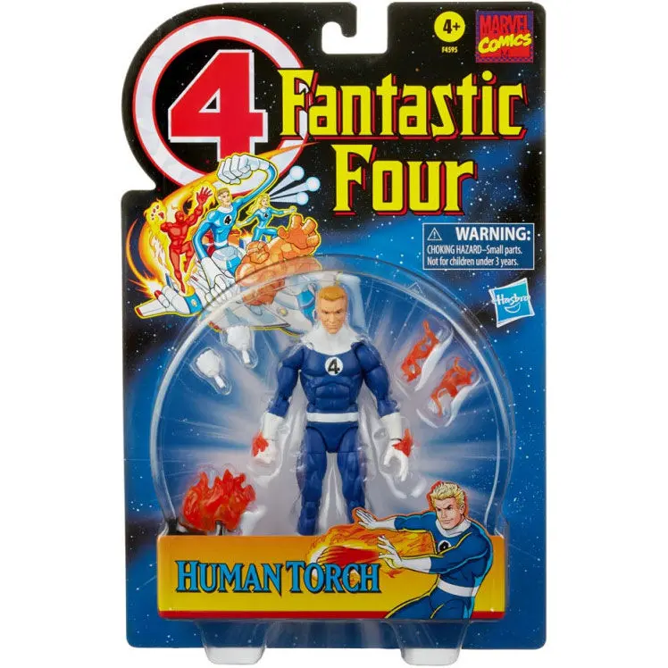 Marvel Fantastic Four Human Torch 2 Vintage Figur 15cm Produktfoto