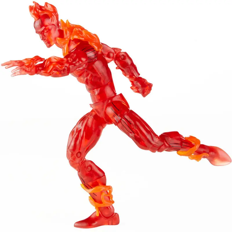 Fantastic Four Marvel Legends Retro Actionfigur Human Torch 15 cm Produktfoto
