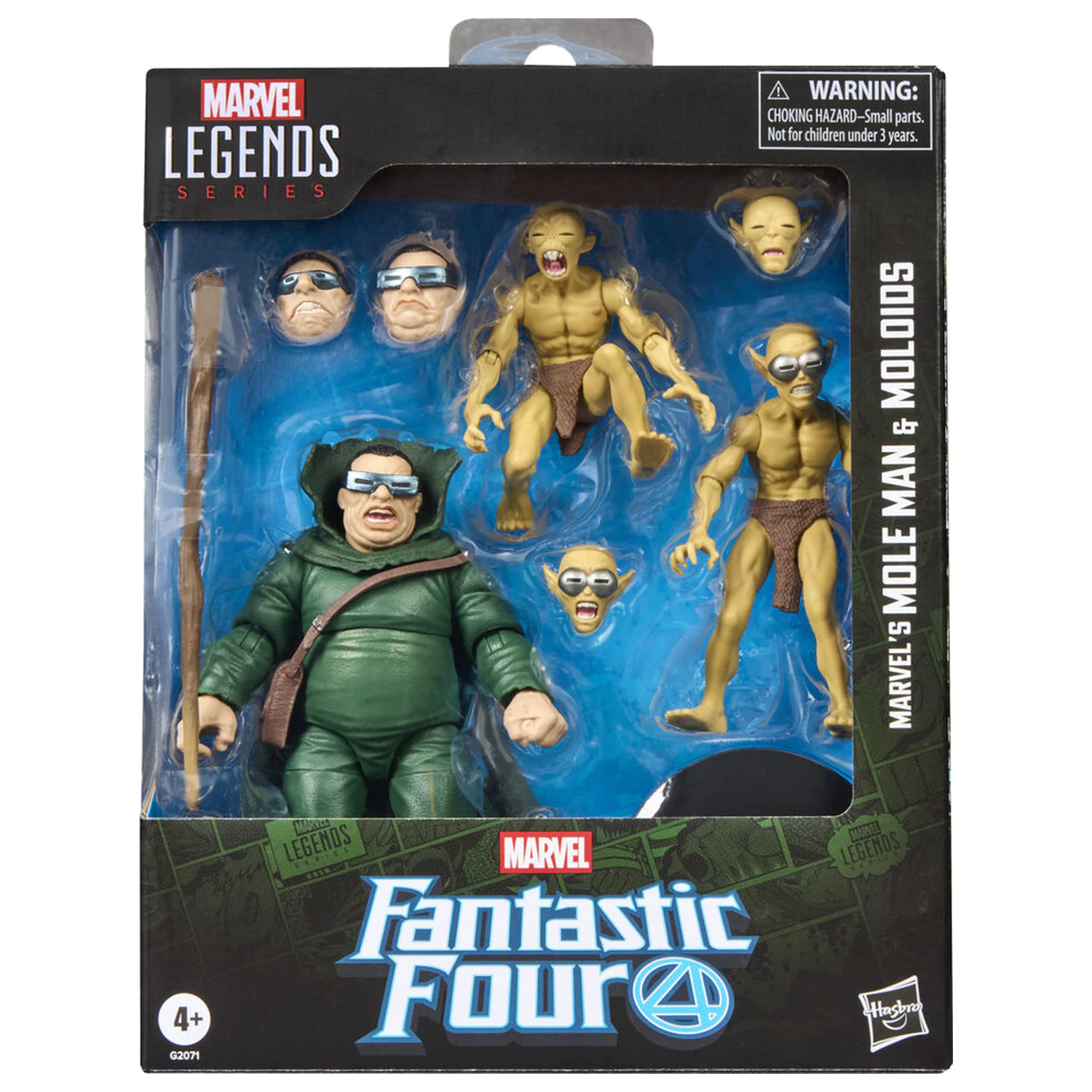 Marvel Fantastic Four Marvels Mole Man & Moloios Figurensatz 15cm Produktfoto