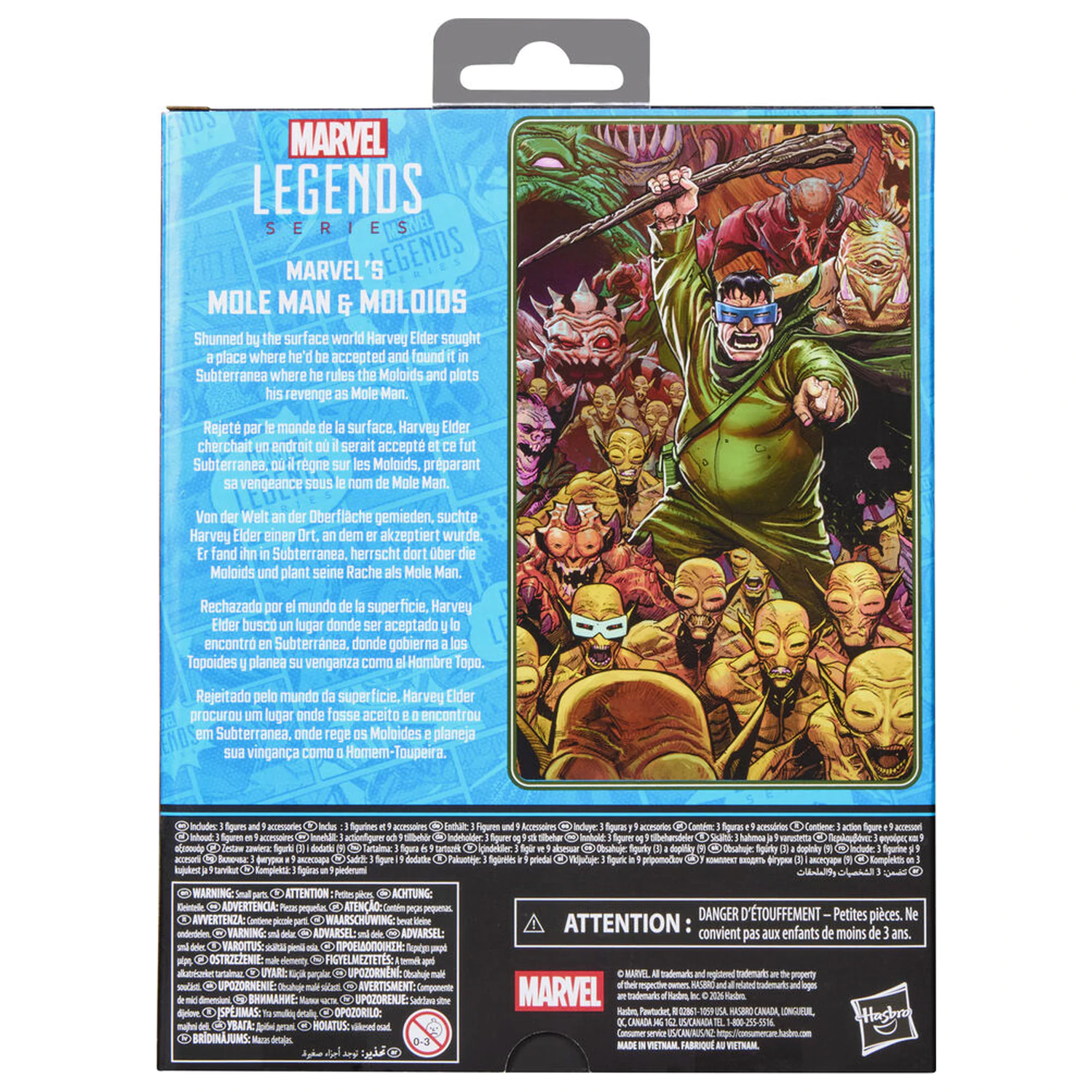 Marvel Fantastic Four Marvels Mole Man & Moloios Figurensatz 15cm Produktfoto