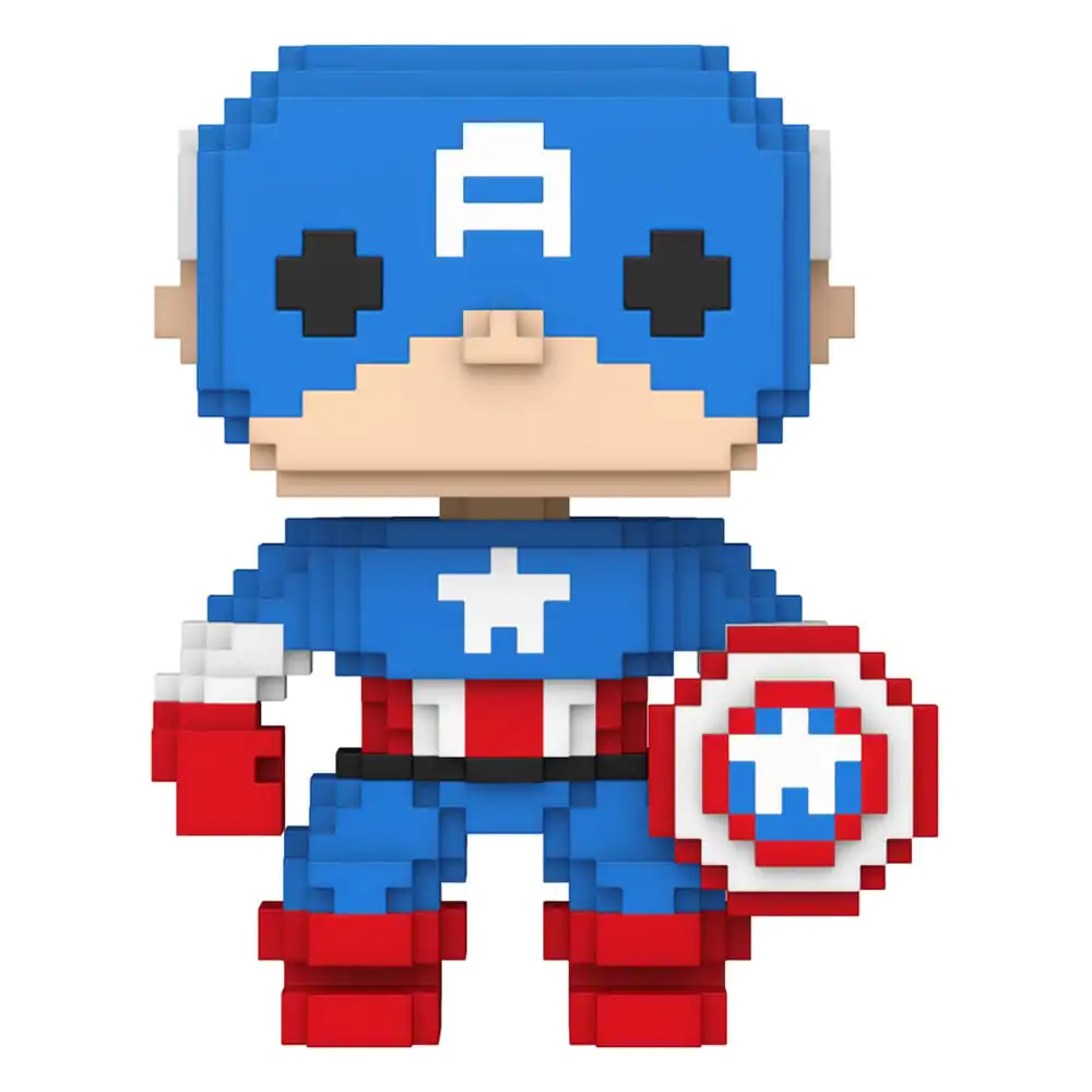 Marvel Funko POP! 8-Bit Vinyl Figur Captain America 9 cm Produktfoto