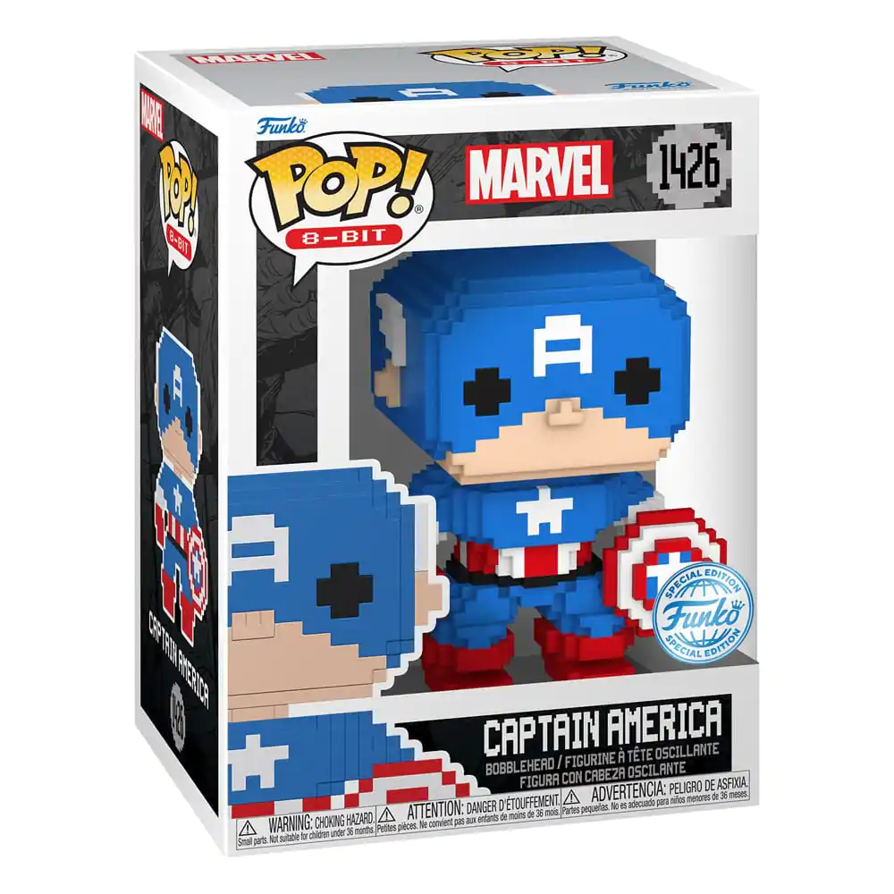 Marvel Funko POP! 8-Bit Vinyl Figur Captain America 9 cm termékfotó