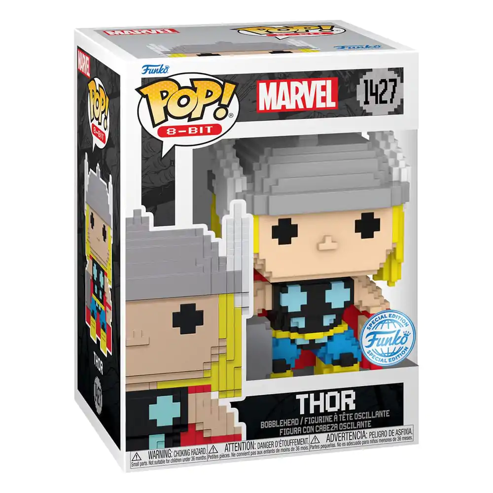 Marvel Funko POP! 8-Bit Vinyl Figur Thor 9 cm Produktfoto