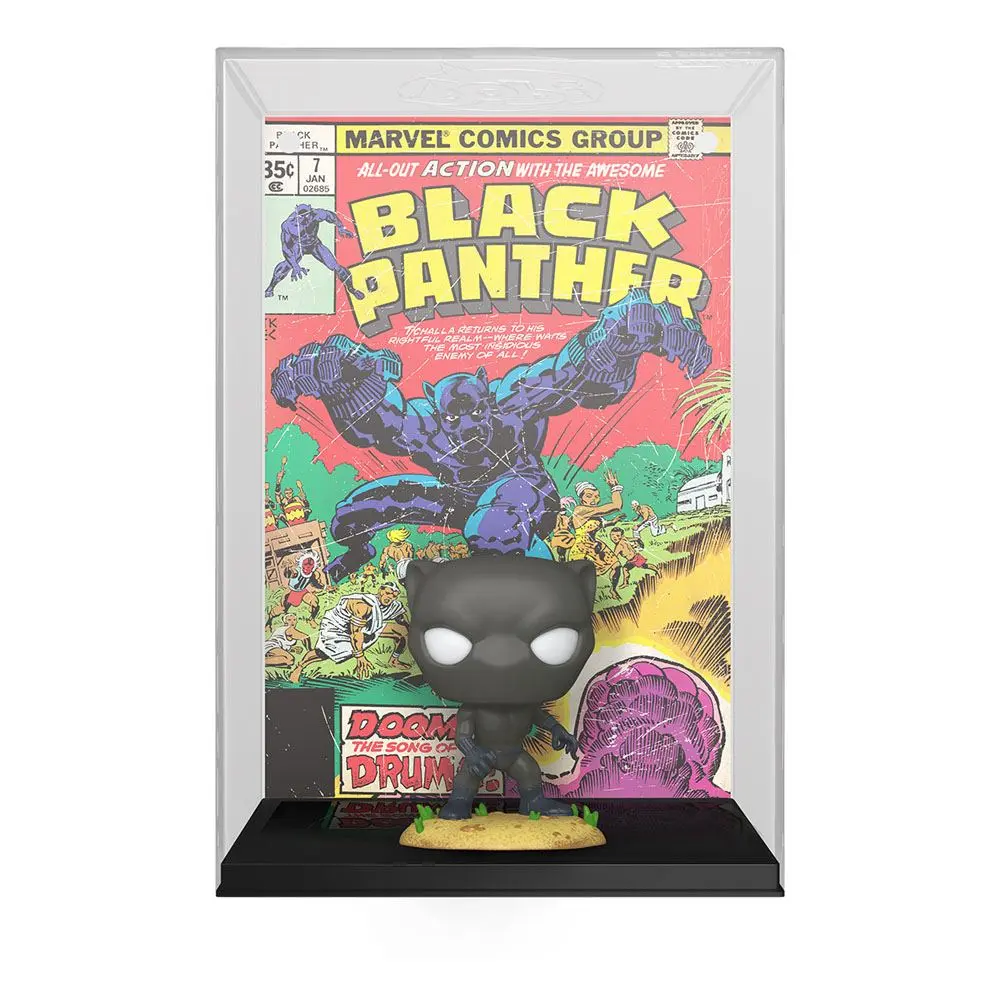 Marvel POP! Comic Cover Vinyl Figur Black Panther 9 cm termékfotó