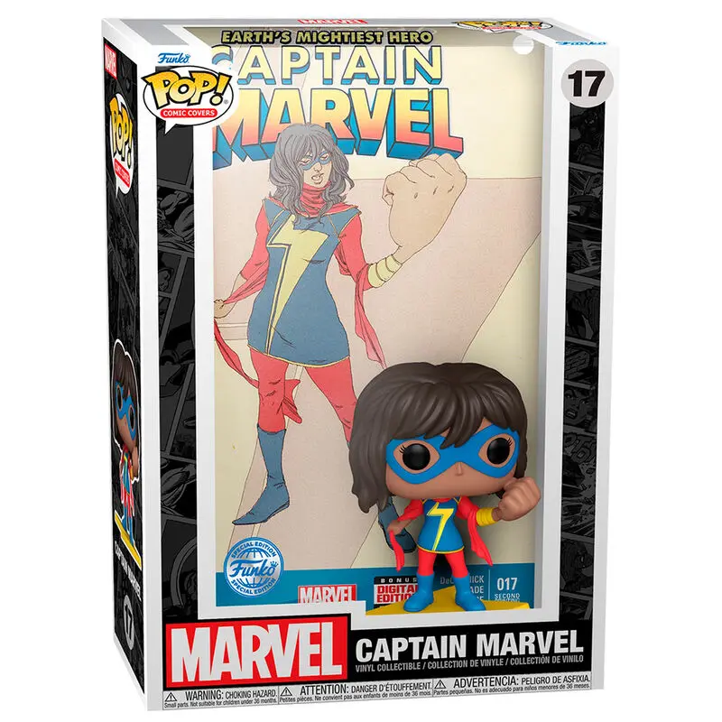 Marvel POP! Comic Cover Vinyl Figur Kamala Khan 9 cm termékfotó