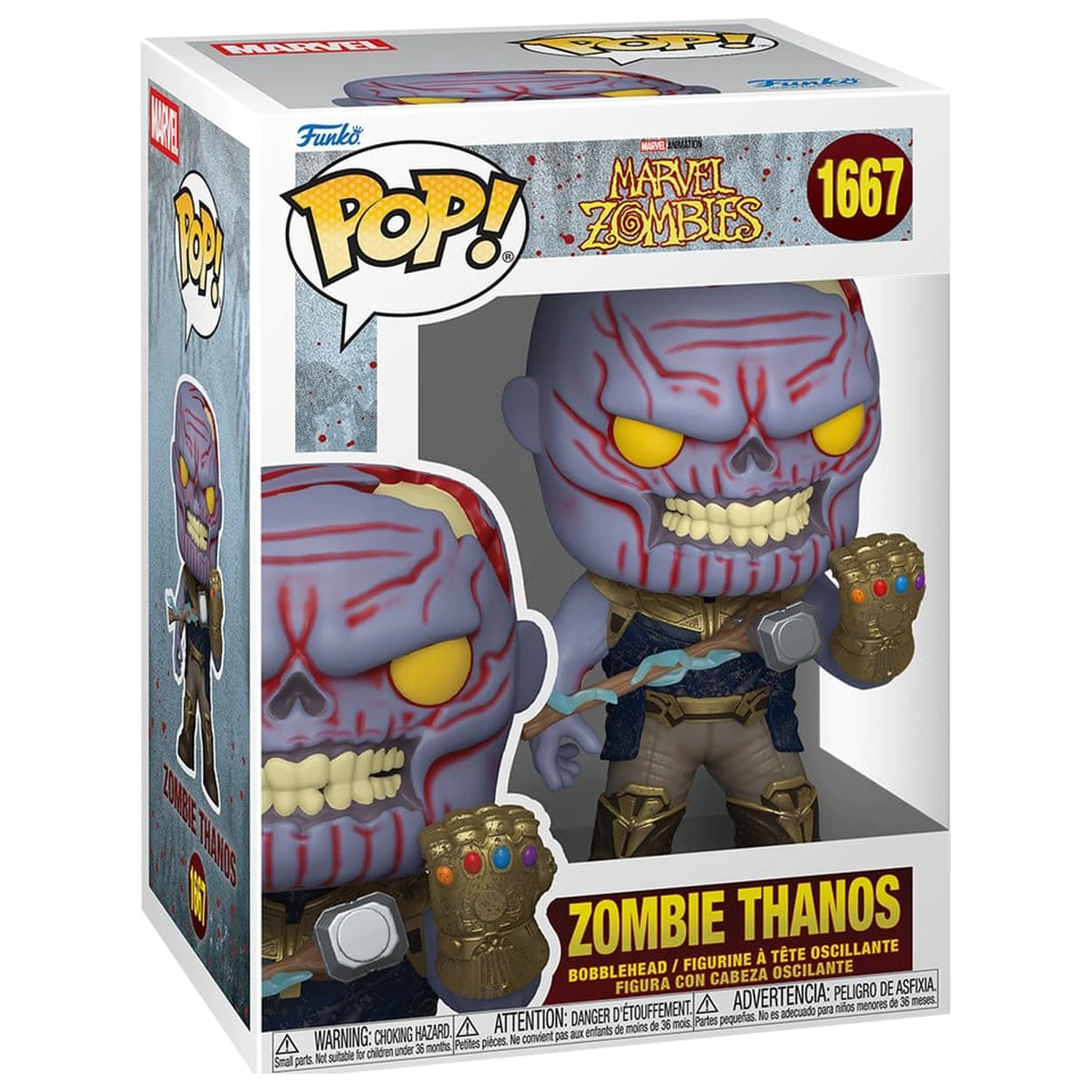Marvel Funko POP! Comics Vinylfigur Zombie Thanos 9 cm Produktfoto