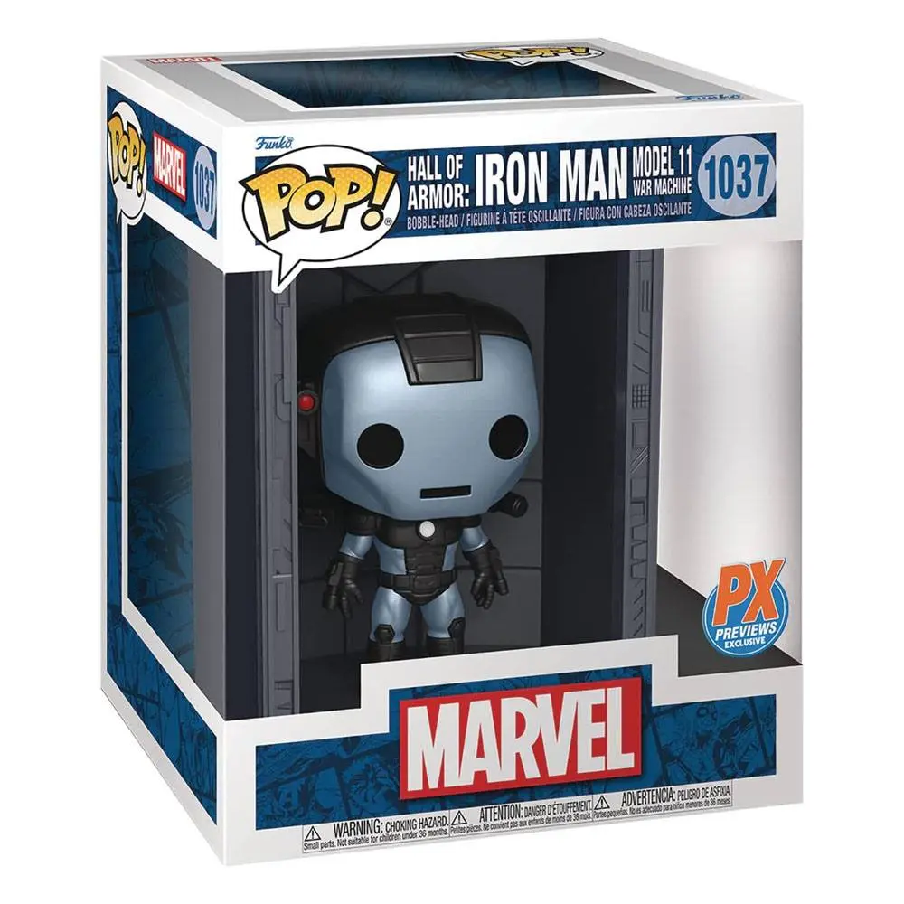 Marvel POP! Deluxe Vinyl Figur Hall of Armor Iron Man Model 11 War Machine PX Exclusive 9 cm termékfotó