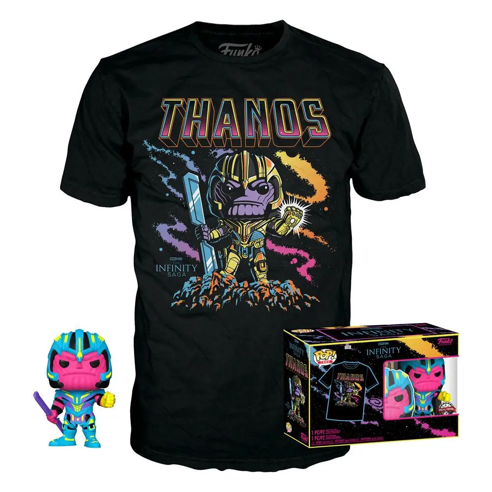 Marvel Funko POP Figur & T-Shirt Set Thanos (BKLT) termékfotó