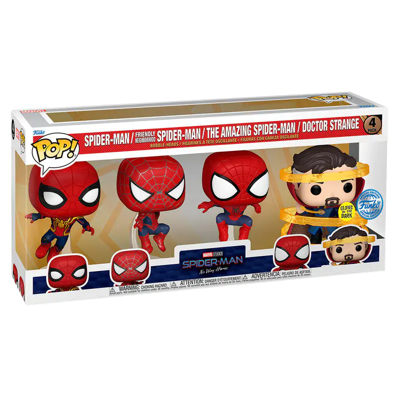 Marvel POP! Movies Vinyl Figuren 4er-Pack Spider-Man No way Home S3 9 cm Produktfoto