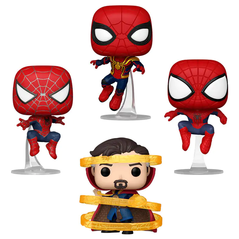 Marvel POP! Movies Vinyl Figuren 4er-Pack Spider-Man No way Home S3 9 cm Produktfoto