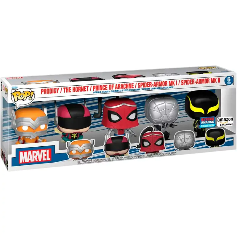 Marvel POP! Vinyl Figuren 5er-Pack Year of the Spider Special Edition 9 cm Produktfoto