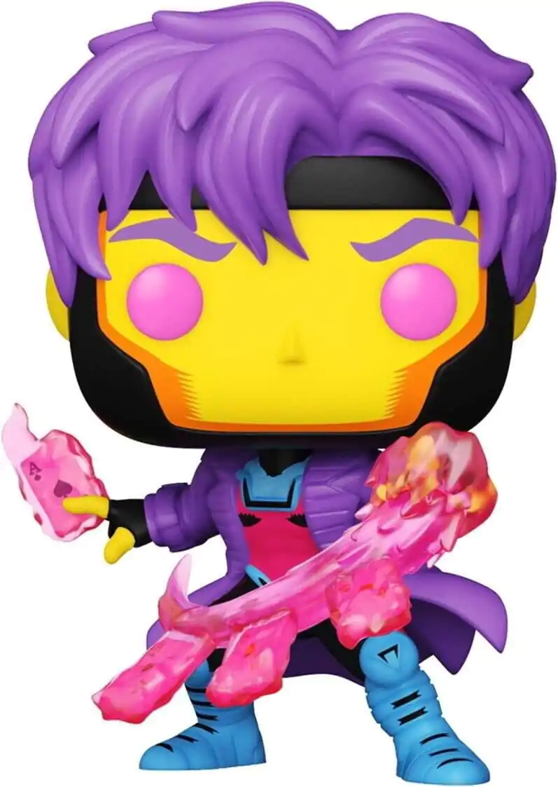 Marvel POP! Vinyl Figur Black Light- Gambit Exclusive 9 cm Produktfoto