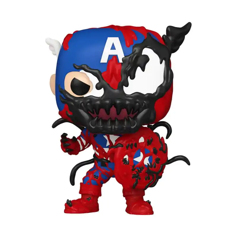 Marvel Funko POP! Vinyl Figur Carnageized - Captain America 9 cm termékfotó