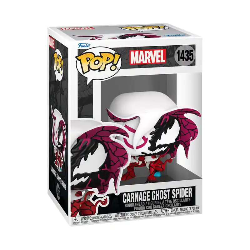 Marvel Funko POP! Vinyl Figur Carnageized - Ghost Spider 9 cm termékfotó