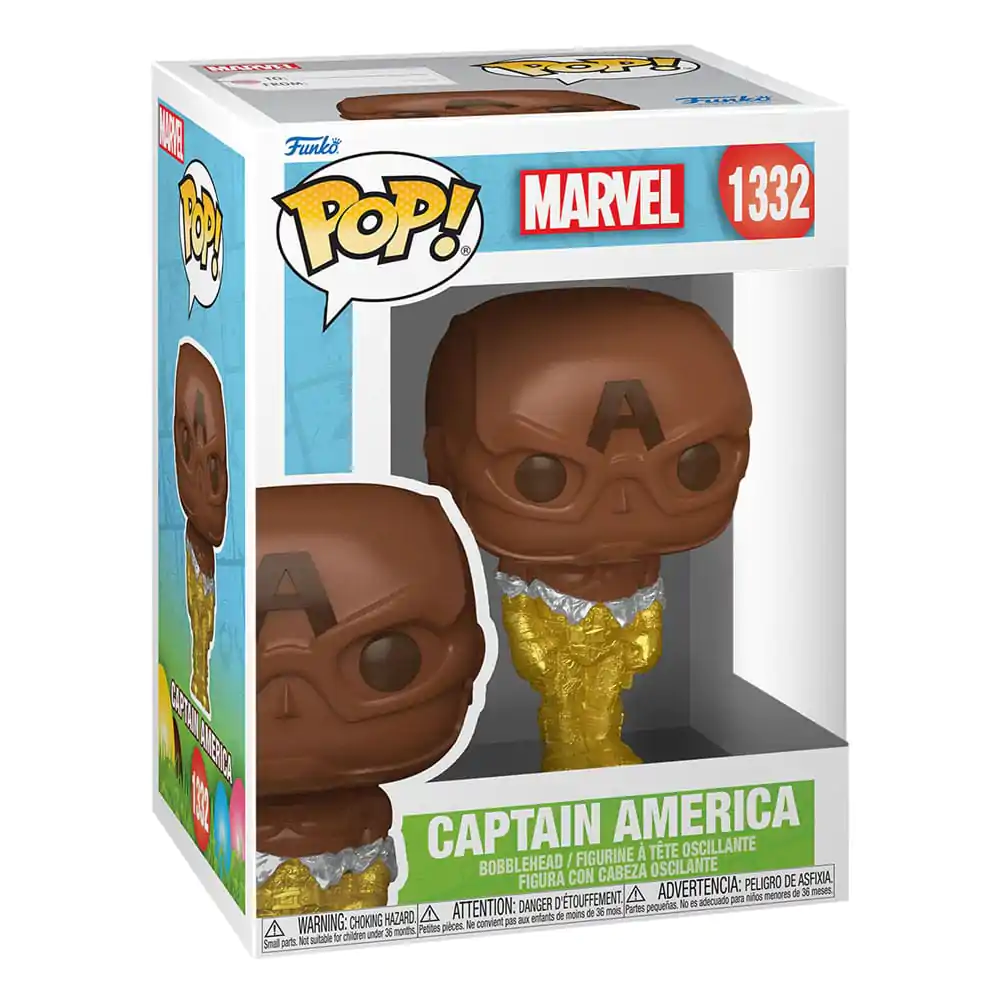 Marvel POP! Vinyl Figur Easter Chocolate Captain America 9 cm termékfotó