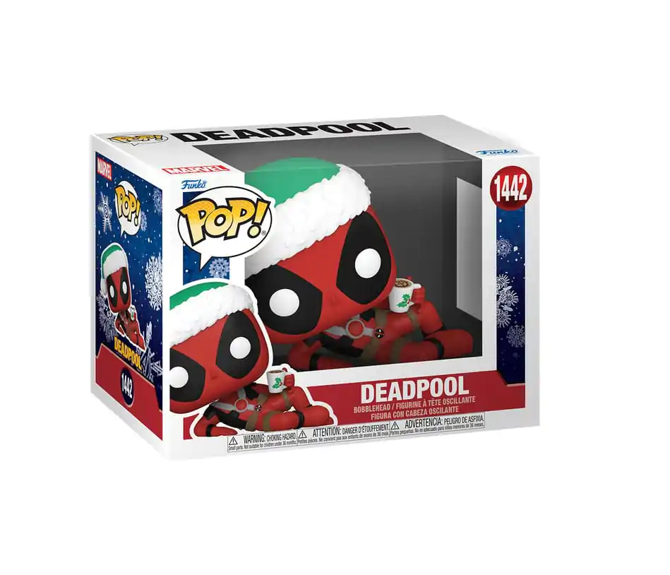 Marvel Funko POP! Vinyl Figur Holiday Deadpool 9 cm termékfotó