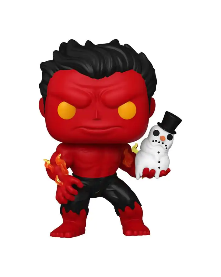 Marvel Funko POP! Vinyl Figur Holiday Red Hulk 9 cm Produktfoto