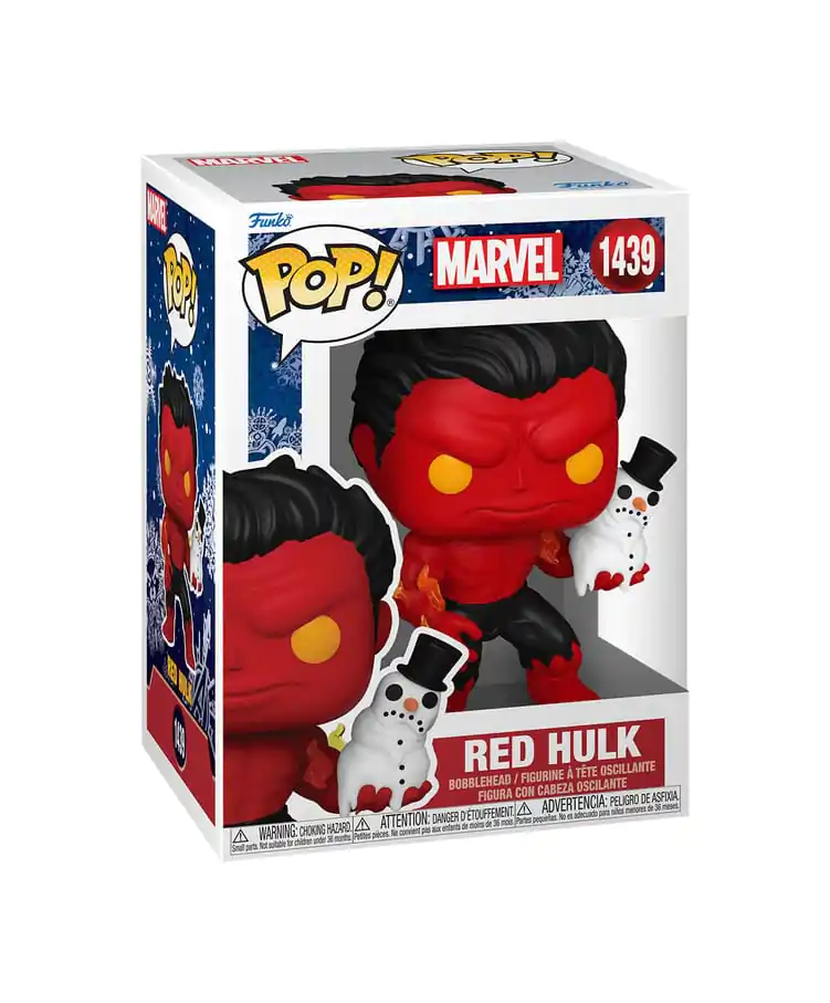 Marvel Funko POP! Vinyl Figur Holiday Red Hulk 9 cm termékfotó