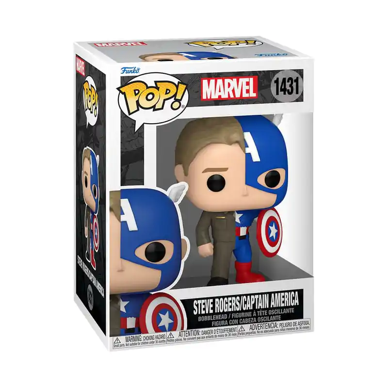 Marvel Funko POP! Vinyl Figur Split- Captain A/Steve R 9 cm Produktfoto