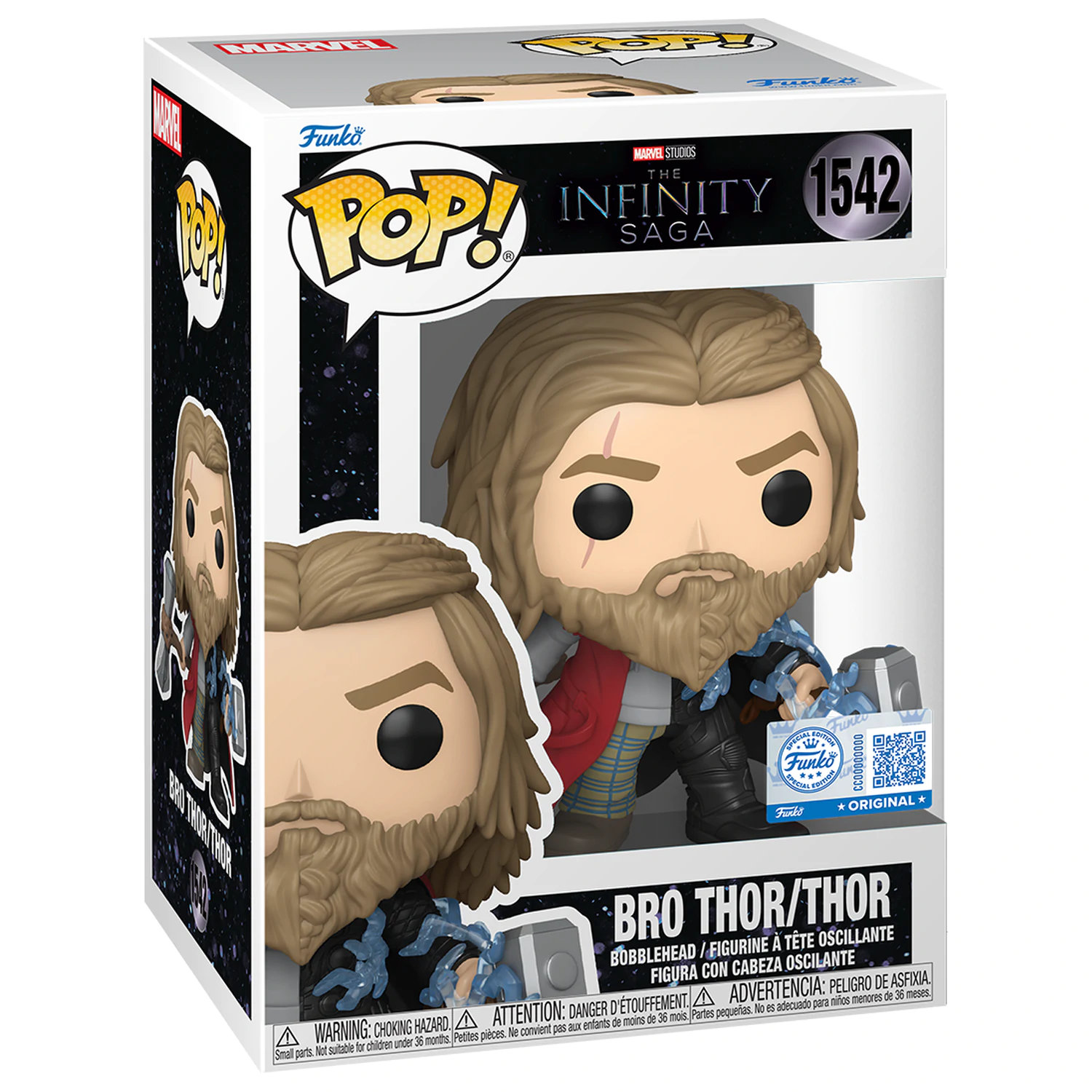 Marvel Funko POP! Vinyl Figur Split- Thor/Bro Thor Exclusive 9 cm Produktfoto