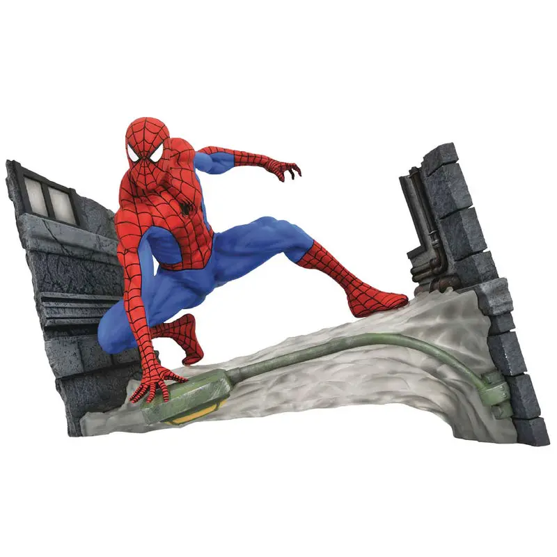 Marvel Comic Gallery PVC Statue Spider-Man Webbing 18 cm termékfotó