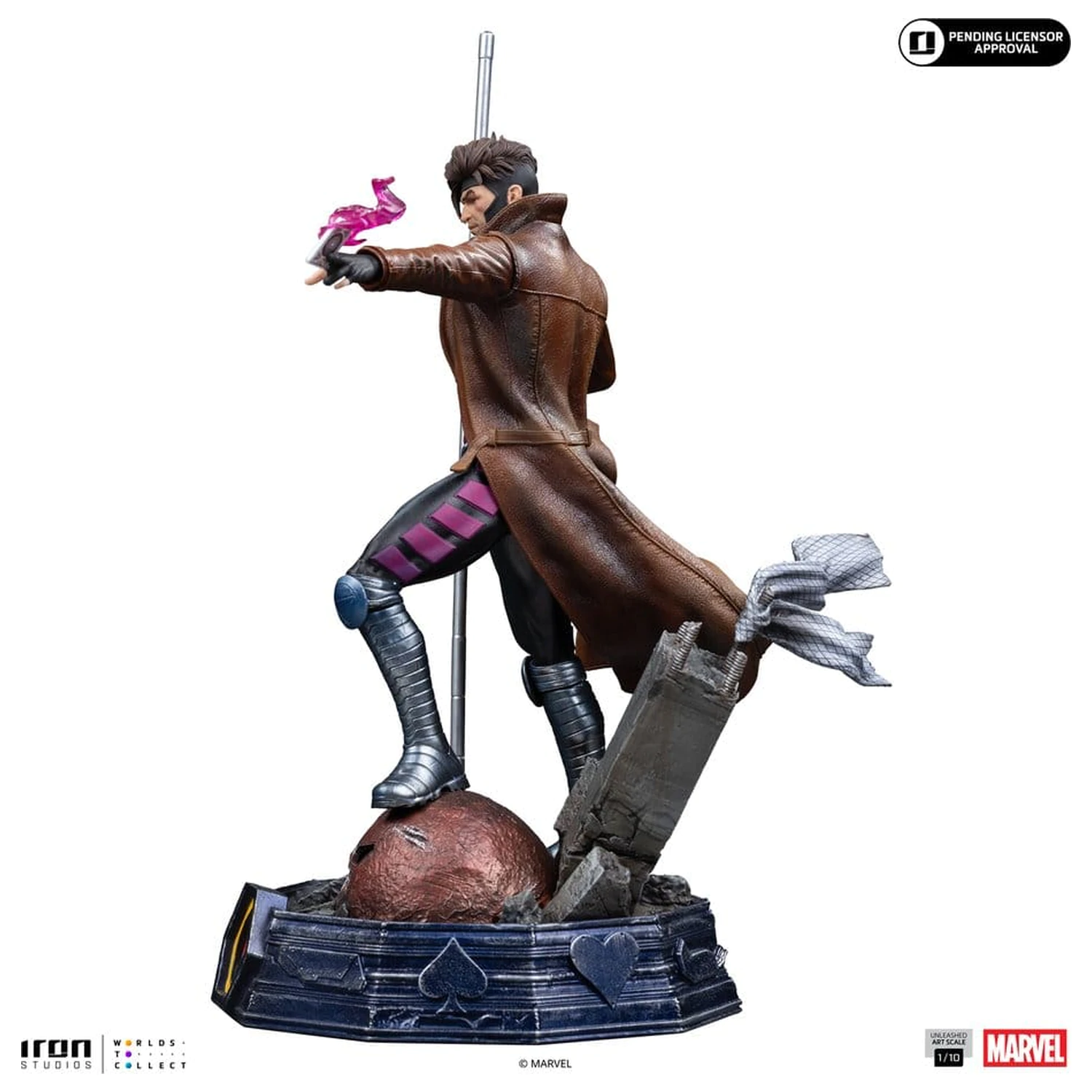 Marvel Gambit Unleashed Art Scale Statue 1/10 Gambit Produktfoto
