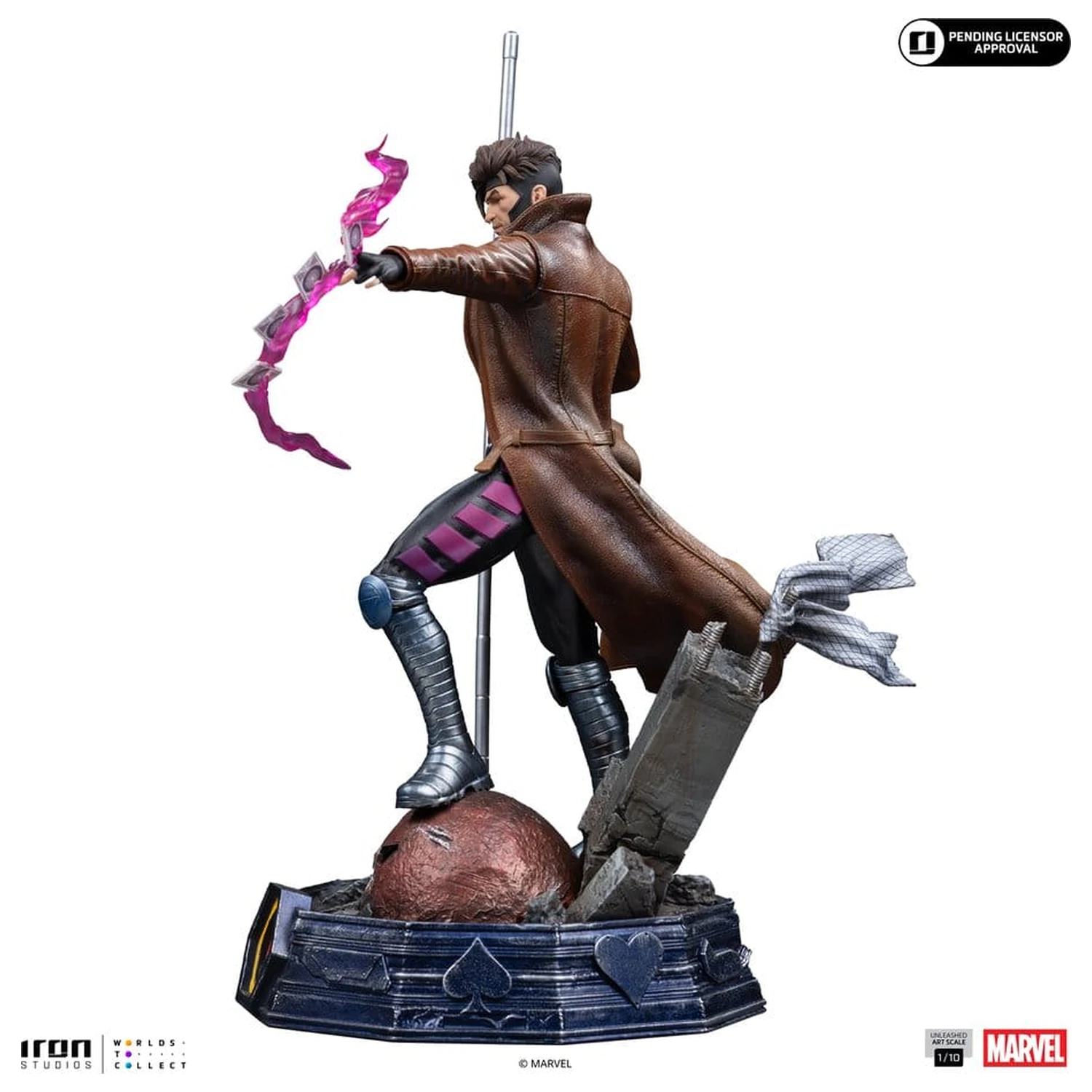 Marvel Gambit Unleashed Art Scale Statue 1/10 Gambit Produktfoto