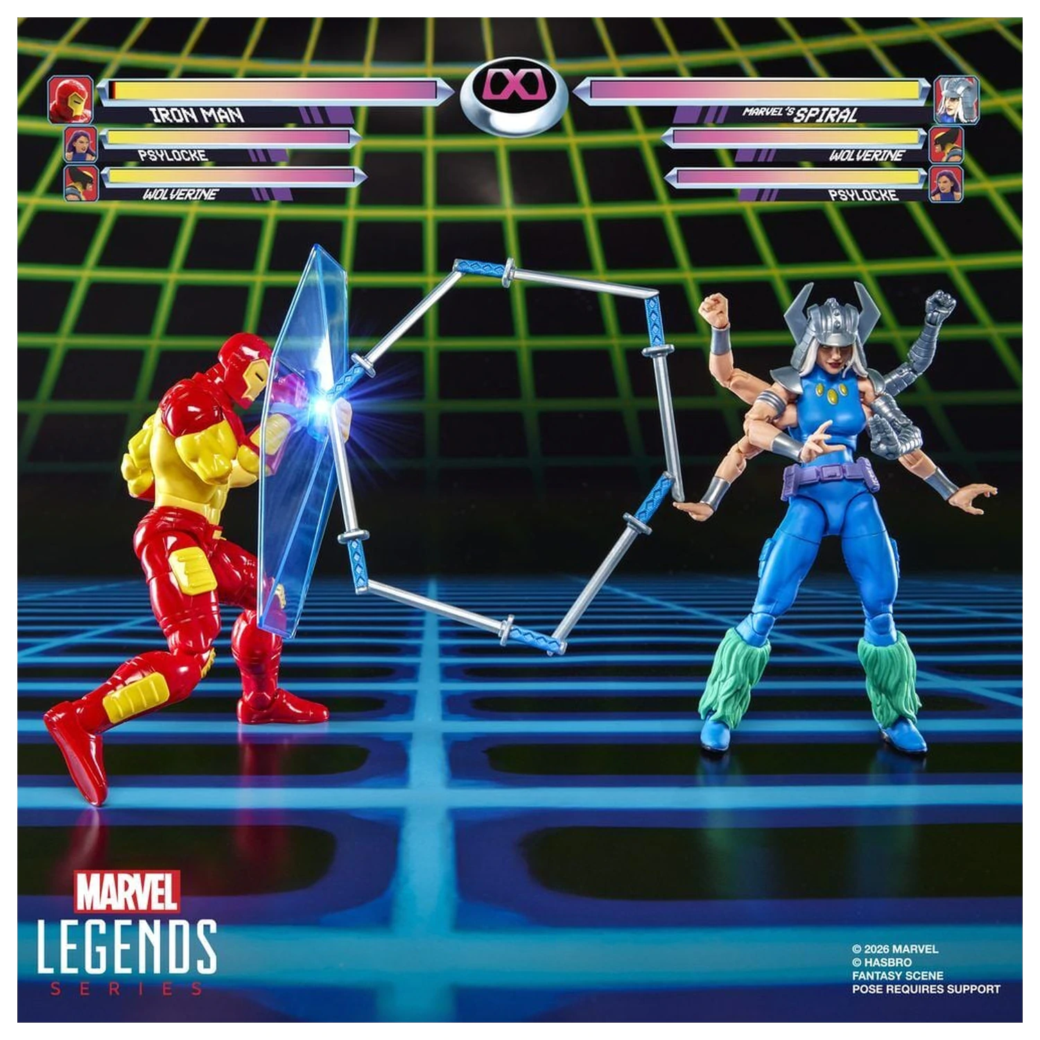 Marvel Games Iron Man Vs Marvels Spiral Pack 2 Figuren 15cm Produktfoto